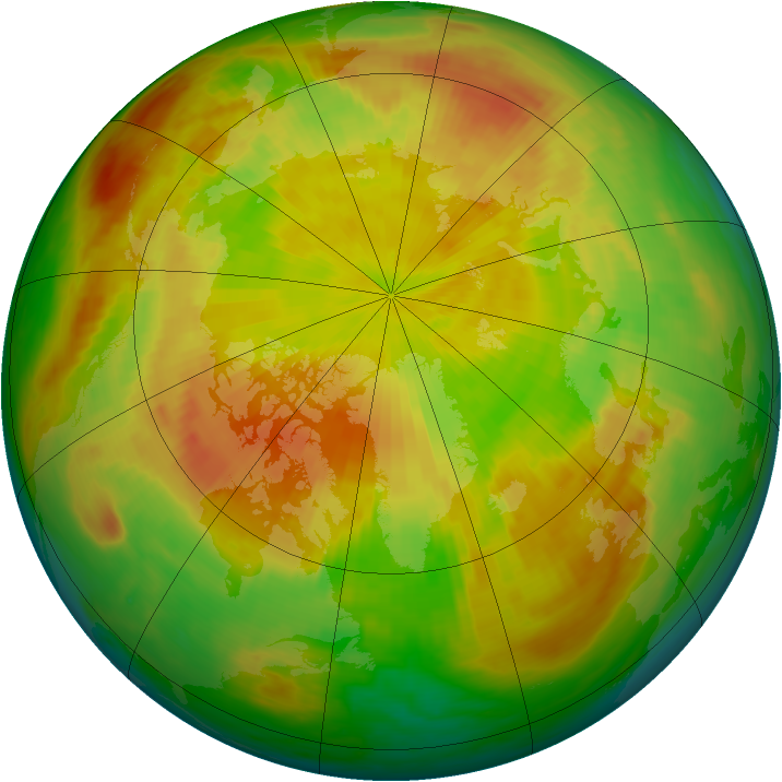 Arctic ozone map for 12 May 1983